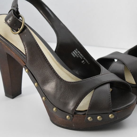 Wooden heels (not real wood) - Picture 2 of 3